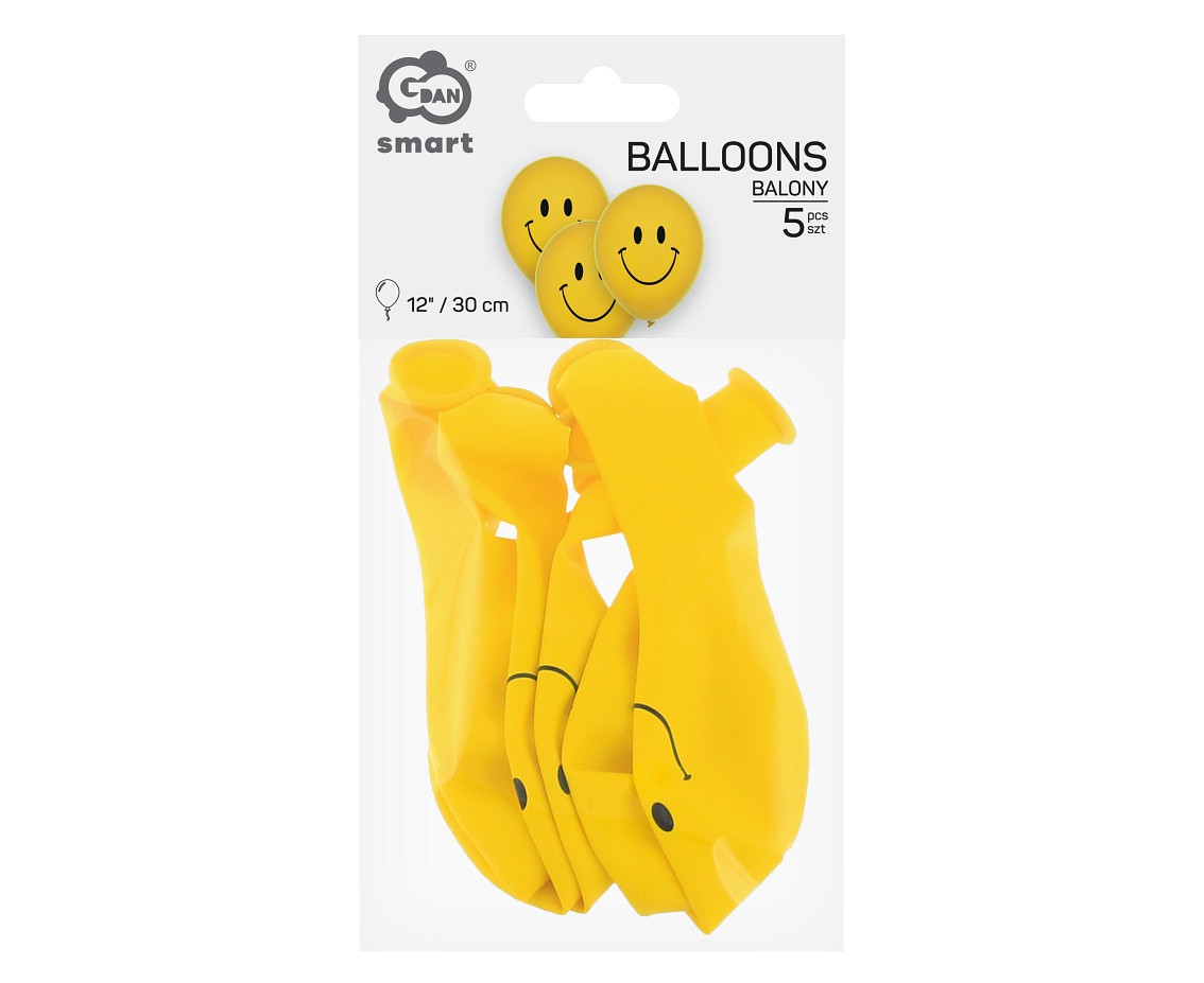 Balloons Smile, 12" / 5 pcs.